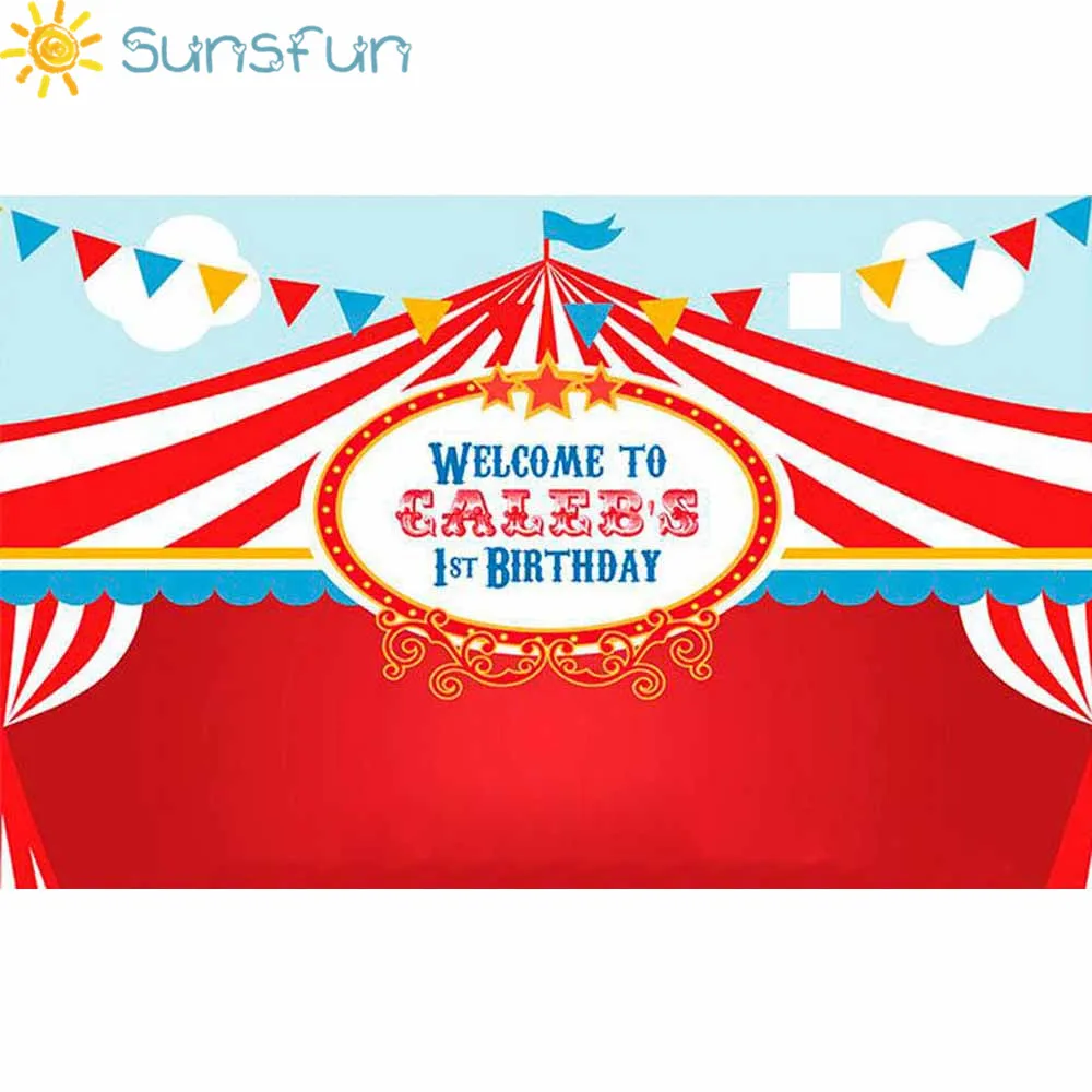 Sunsfun 7x5FT мультфильм палатка Sevilla площадка карнавальный костюм карусель баннер