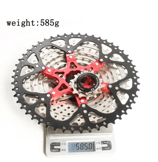 SUNSHINE SZ 11s 11 скорость 50t Freewheel кассеты Черный Серебряный маховик широкое