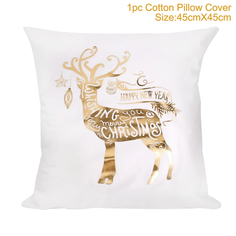 New Style Pillow 7 Рождественский чехол для подушки FENGRISE, рождественские украшения, Санта Клаус, Рождественский Декор для дома, новогодний, Прямая поставка - Цвет: New Style Pillow 7