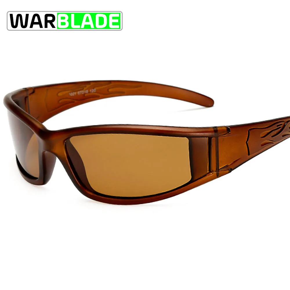 brown lens WBL мужские Поляризованные велосипедные очки для вождения автомобиля, очки ночного видения, поляризатор, солнцезащитные очки, поляризованные очки для вождения, спортивные, для улицы - Цвет: brown lens