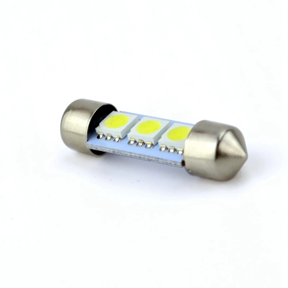 Runmade яркий белый светодиодный автомобильный 5050 3Smd 36 мм DC 12 В Festoon внутренний купол