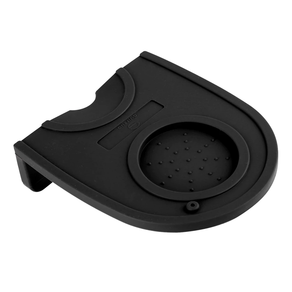 Black Small Маленький нескользящий толстый силиконовый кофейный порошок эспрессо трамбовочный угловой коврик трамбовочный коврик Кофеварка бариста кофейный коврик аксессуары - Цвет: Black Small