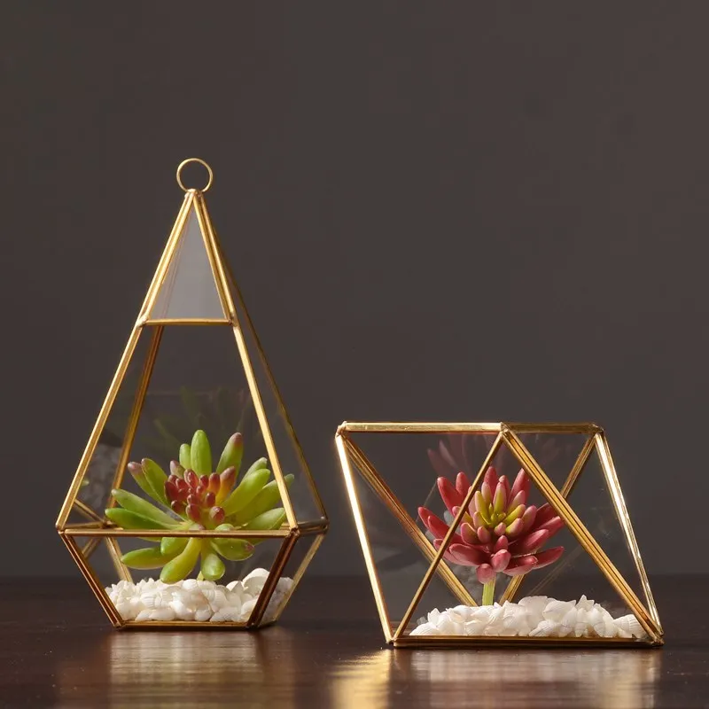 Скандинавские аксессуары для дома стеклянные украшения кафе модель комнаты