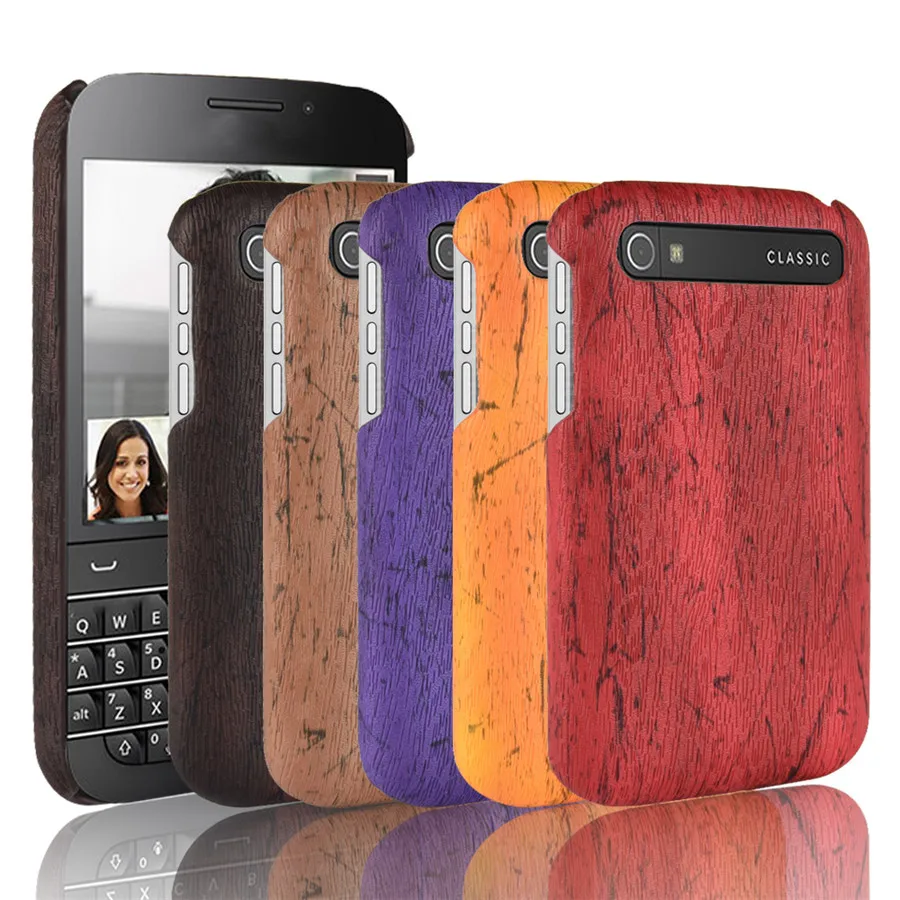 HOTSWEI для BlackBerry Classic Q20 чехол в стиле ретро с деревянной кожей дизайнерский