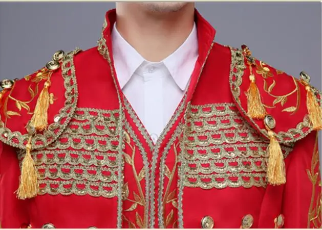 (Куртка + жилет брюки) костюм мужской модный тонкий комплект из 3 предметов