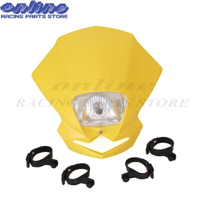 Фара головного света для мотоцикла H4 Yamaha WR 125 250 WRF DT XT TTR YZ YZF |