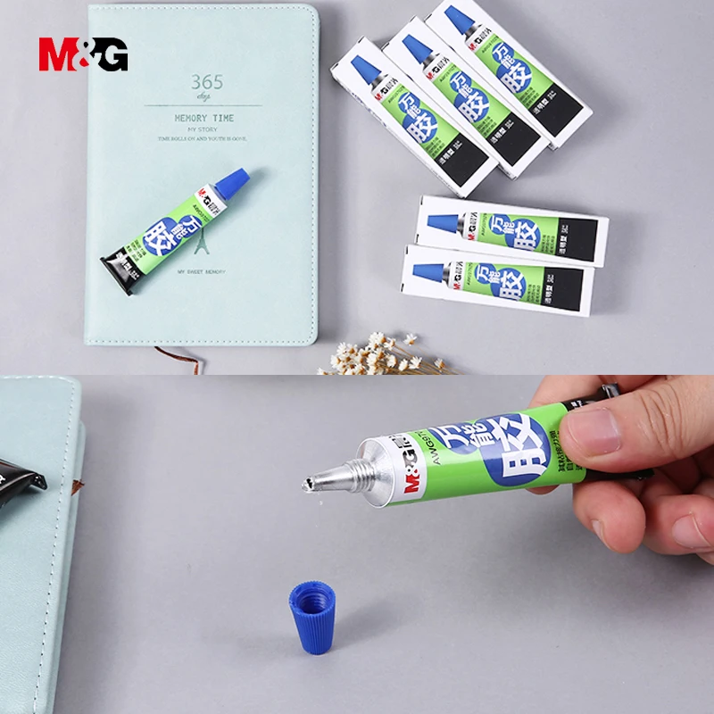 M&G,, 20 мл, универсальный жидкий клей для стекла, металла, пластика, Фирменное Качество, школьные принадлежности, канцелярские принадлежности, клей для офиса