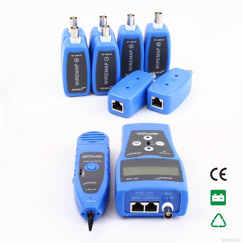 Оригинальный Noyafa NF 388 LAN Сетевой кабель тестер телефон провода трекер для USB BNC RJ45