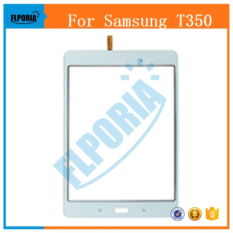 Сенсорный экран для Samsung Galaxy Tab A T350 SM дигитайзер внешняя панель Переднее стекло