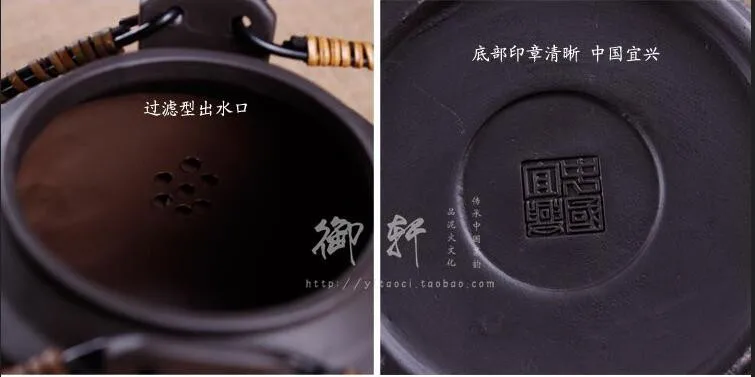 780 мл Дракон Чай pots фиолетовый глины Чай горшок Zisha Чайник Китайский кунг-фу Drinkware большой Ёмкость Чай чайник Керамика чай комплект