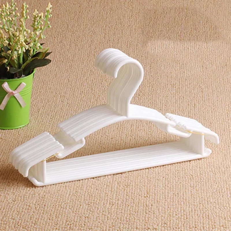 Portable Clothes Hanger Kids Children Toddler Baby Coat Plastic Hangers Hook Household Hot Selling organizer10Pcs/Lot | Дом и сад