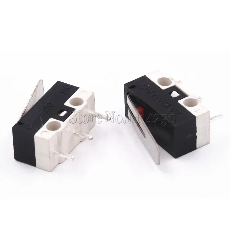 

10Pcs Limit Switch Push Button Switch 1A 125V AC Mouse Switch 3Pins Micro Switch