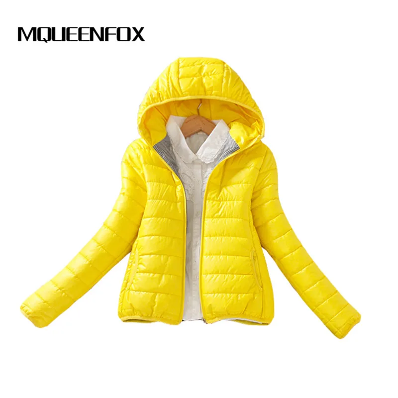 Тонкий светильник базовые куртки 2019 женская зимняя однотонная куртка с