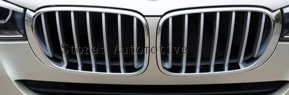 14 шт. передняя крышка для гриля отделка ABS хромированные Блестки BMW X3 f25 2011 2017
