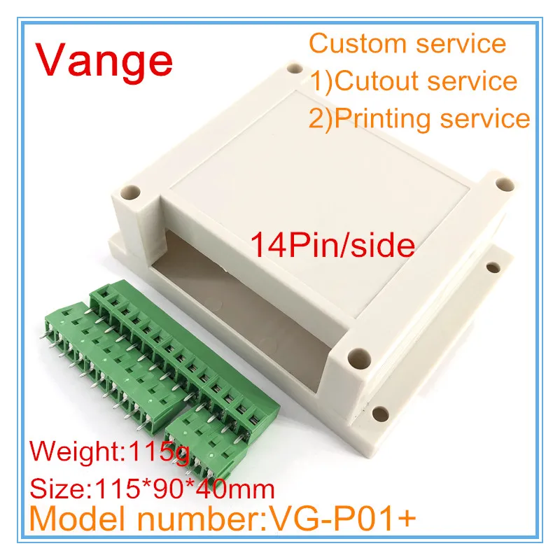4 шт./лот распределительная коробка с клеммной колодкой корпус из АБС-пластика