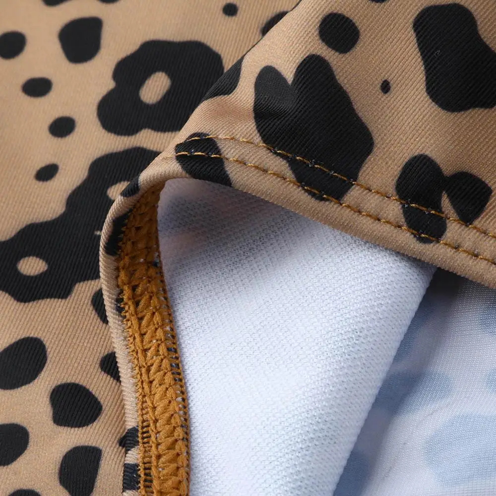 Женский купальник с леопардовым принтом сексуальный для беременных летний