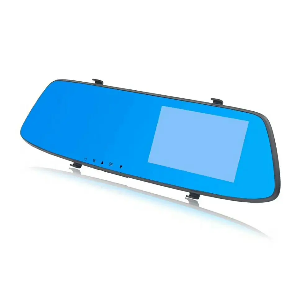 4.3 Inch 720P Car DVR Dual Lens Touch Screen Rearview Mirror Video Recorder Dash Cam Parking Monitor G sensor Night Vision H43 | Автомобили