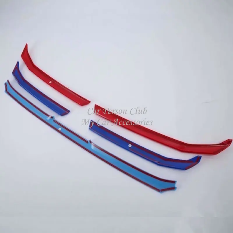 Внешняя передняя решетка бампера полоса рамка декоративная накладка для Mitsubishi