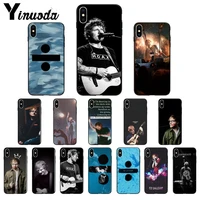 yinuoda pop singer star ed sheeran silicone soft tpu phone case for iphone 13 6s 6plus 7 7plus 8 8plus x xs max 5 5s xr