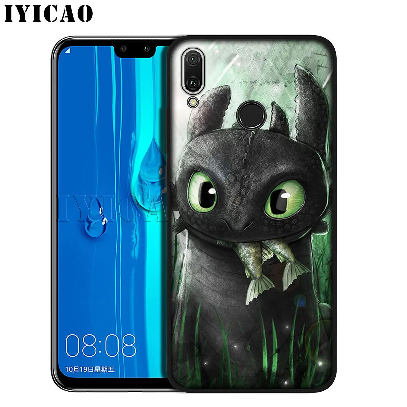 IYICAO toothless How To Train Your Dragon Soft Case for Huawei Mate 30 20 10 Pro Nova 5I 5T 5 4 4E 3i 3 2i Lite Smart |