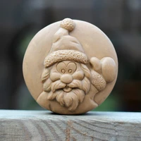 silicone soap mold santa christmas shape handmade soap mould chocolate candy craft resin tool
