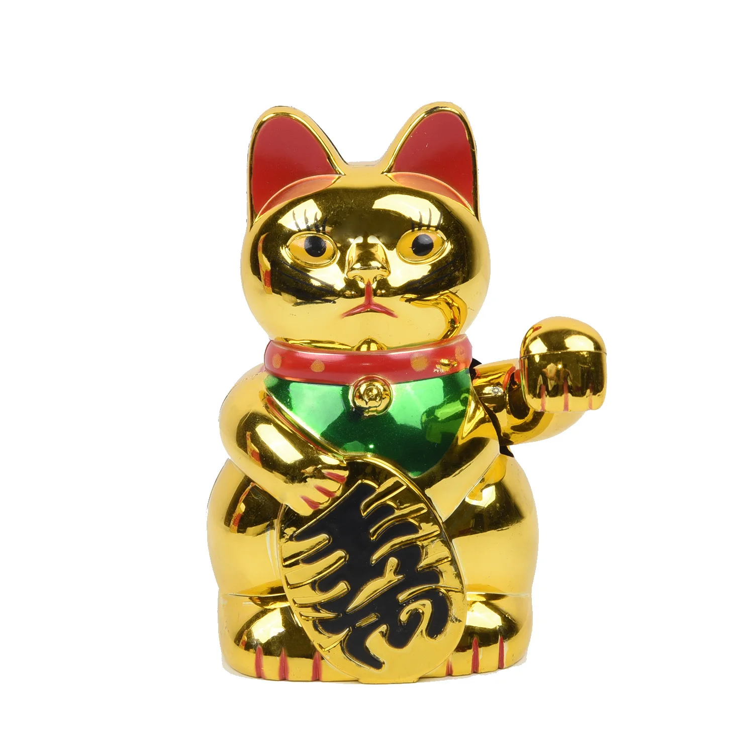 Китайский счастливый богатство золото Maneki Neko милый счастливый развевающийся Кот электрическое Ремесло Искусство Добро пожаловать кошка домашний магазин украшения отеля
