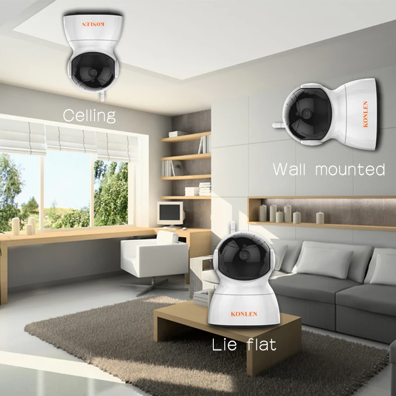 KONLEN 2MP Full HD 1/2. 7 &quotCMOS домашняя ip камера безопасности 1080P WIFI проводное наблюдение CCTV