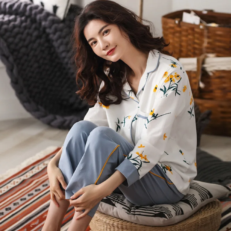 Комплект пижамный Женский хлопок цвет в ассортименте M L XL XXL 2 шт/комплект | Мать и