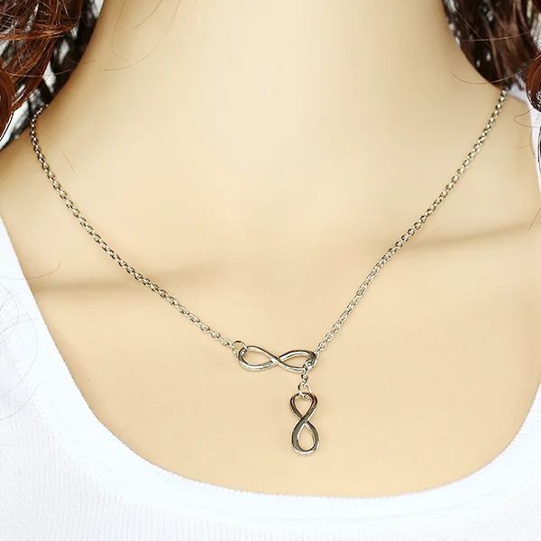 Женское ожерелье из серебра 2016 пробы с кулоном в виде 8 слов | Украшения и