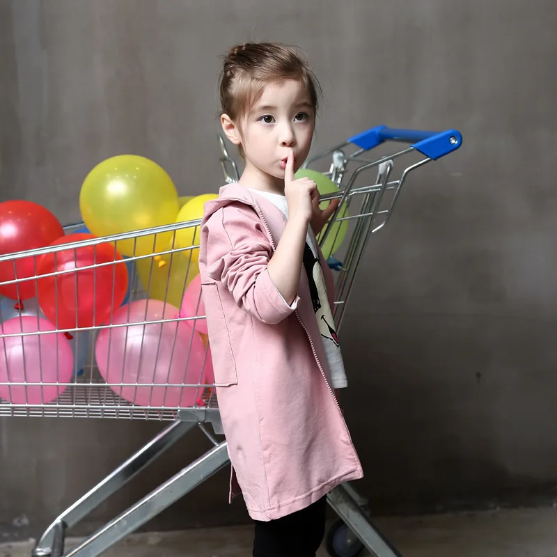 2016 Новая Коллекция Весна и Осень Мода Девушка Кофты Детская Одежда Девушки