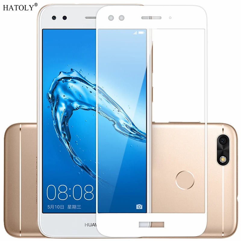 2 шт. закаленное стекло для huawei Y6 Pro 2017 защитная пленка на экран полное покрытие Enjoy