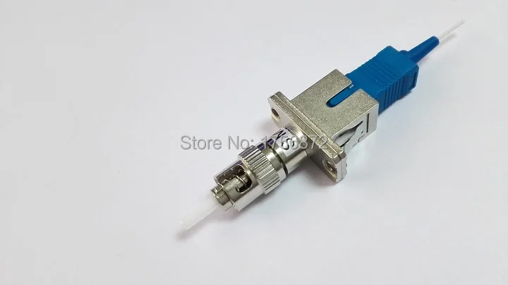 ST папа SC Женский Гибридный волоконно оптический адаптер конвертер Разъем SM 9/125 UPC