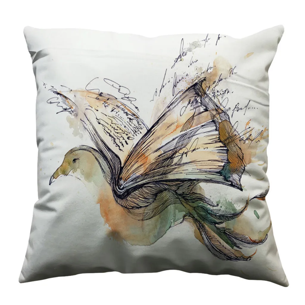 Модный простой стиль маленький животный Мягкий Чехол на подушку наволочка для