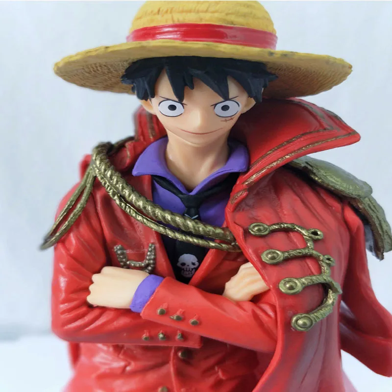 GZTZMY 25 см цельная обезьянка D. Luffy Red 20th аниме фигурка ПВХ Новая коллекция Фигурки