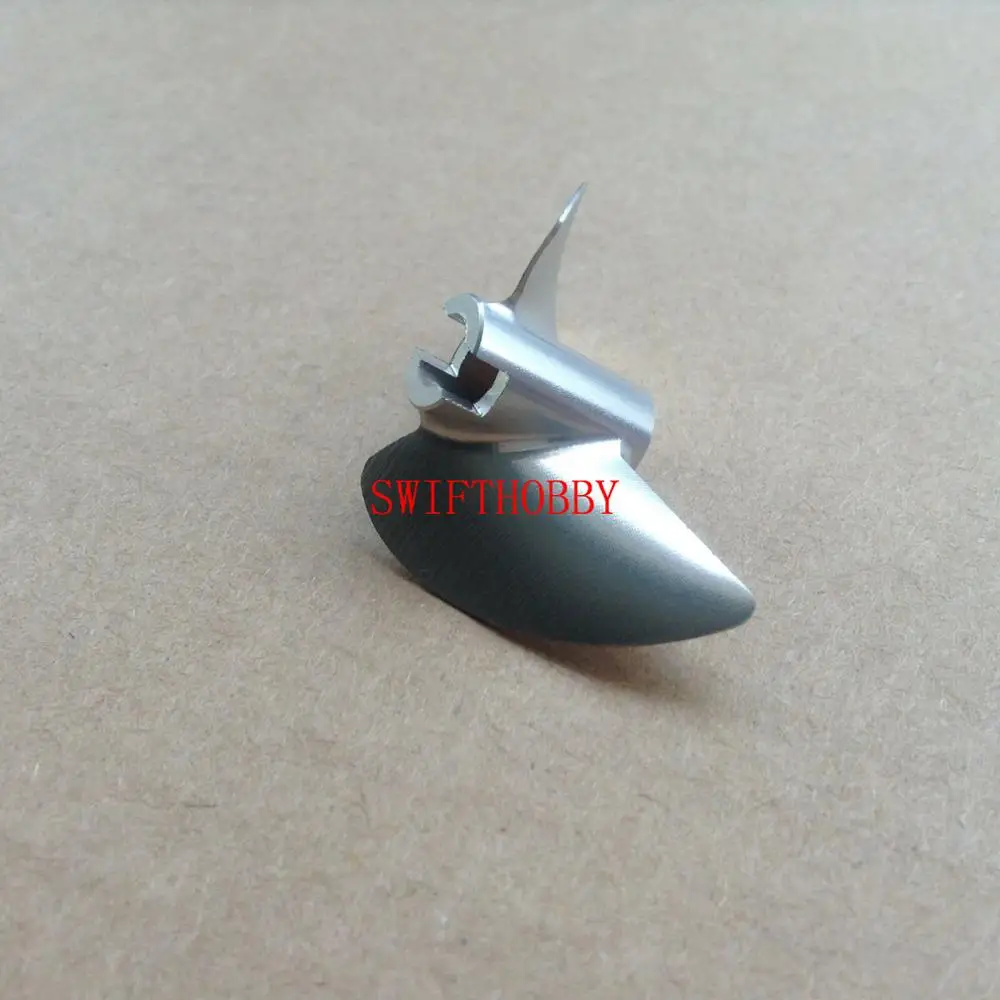 2 blade 440 CNC alu propeller dia 40mm pitch 1.4p for 4mm shaft rc boat | Игрушки и хобби