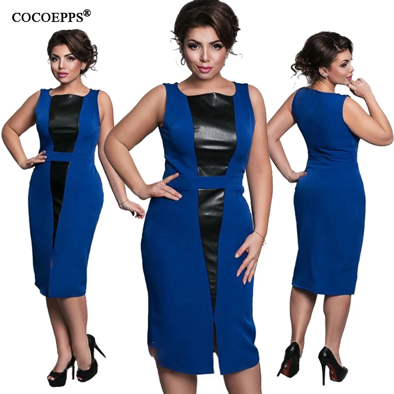 5XL 6XL размера плюс летнее женское длинное платье большого размера офисное платье без рукавов в стиле пэчворк облегающее женское вечернее платье большого размера