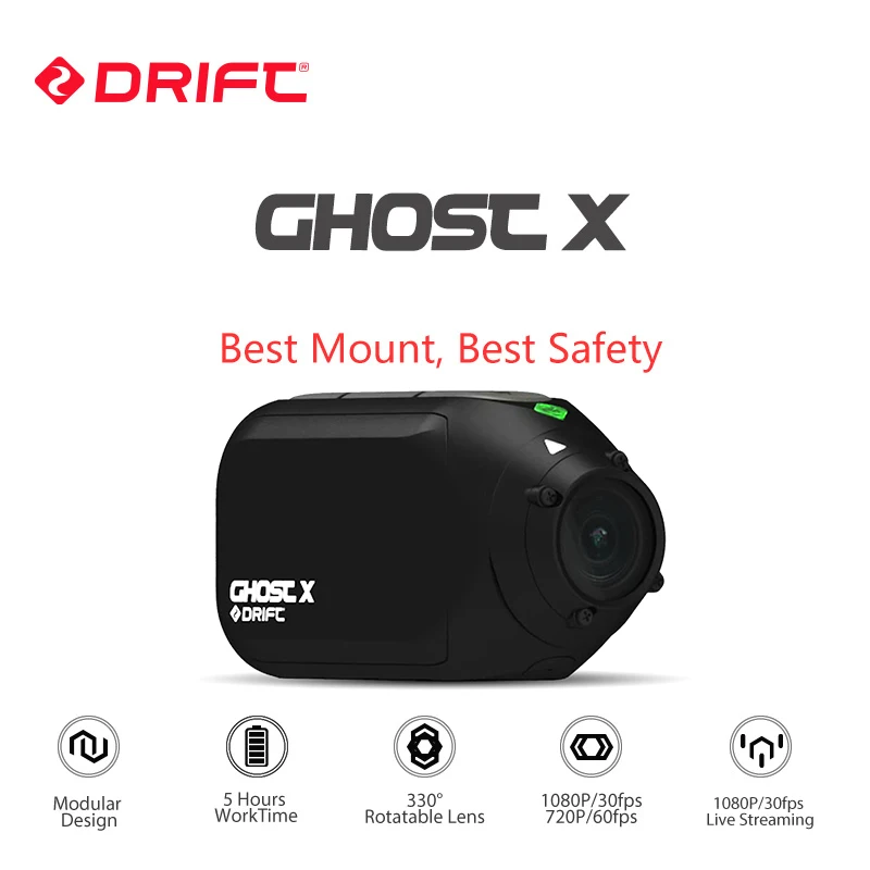 Новое поступление, Экшн-камера Drift Ghost X, Спортивная камера, 1080 P, камера для горного велосипеда, велосипеда, шлема, камера с Wi-Fi