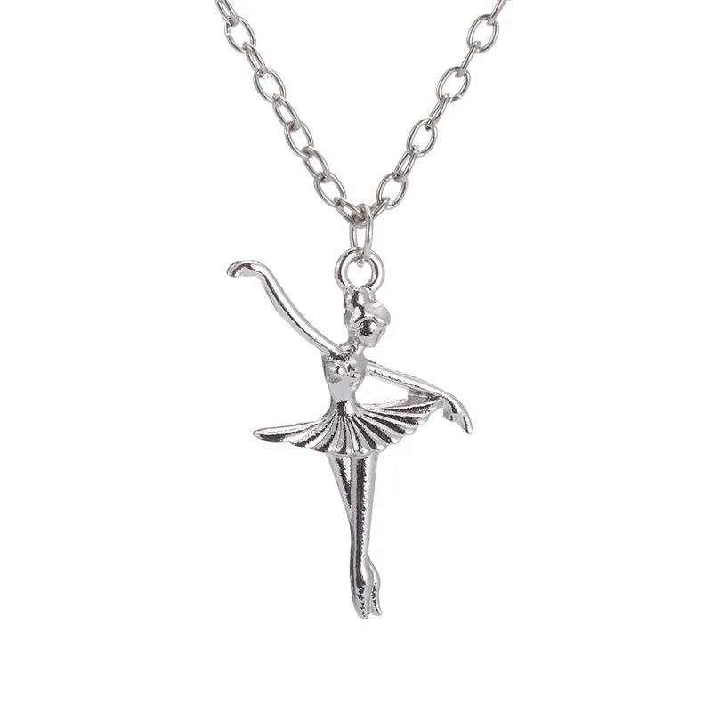 Женское колье для балерины вечерние ожерелья танцев|ballerina necklace|pendant necklacegirl gift |