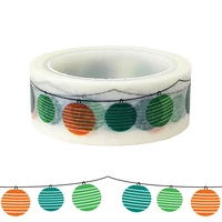 20pcset holiday balloon lantern gift packaging diy beautification and paper washi tape for holidays