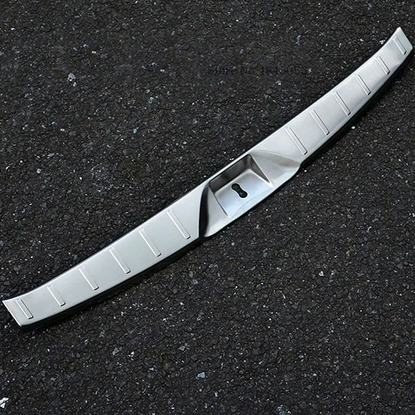 inner rear bumper Для Subaru Forester 2013 до нержавеющая сталь внутренний и внешний Задний бампер протектор защита порога отделка узор автомобильный Стайлинг - Цвет: inner rear bumper