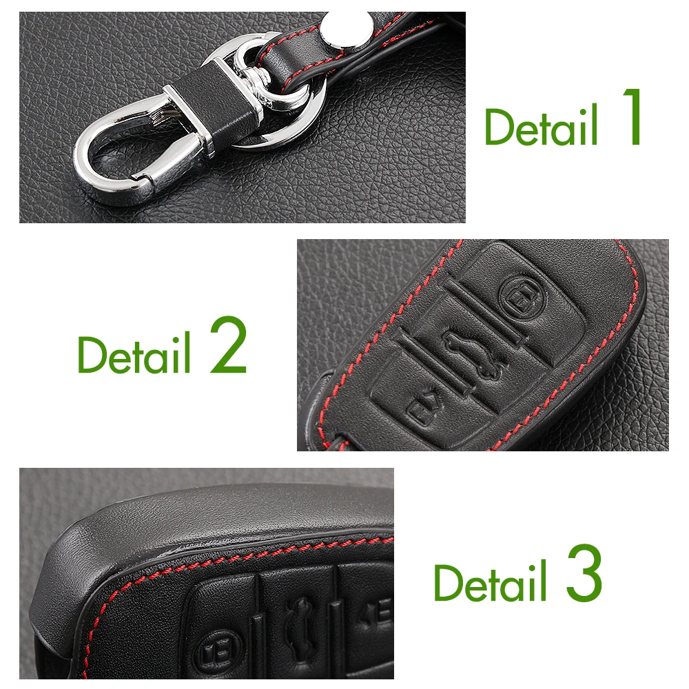 Умная сумка для ключей из натуральной кожи мужчин и женщин чехол AUDI A1 A3 A4 A5 A6 Q3 Q5 Q7