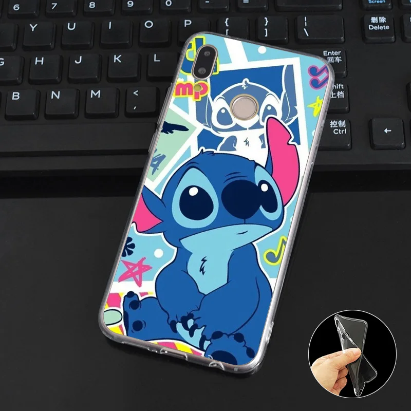 DREAMFOX N117 Lilo Stitch Fashion Soft TPU Silicone Cover For Huawei Honor 6A 6C 7X 9 10 P20 P30 Lite Pro P Smart Case |