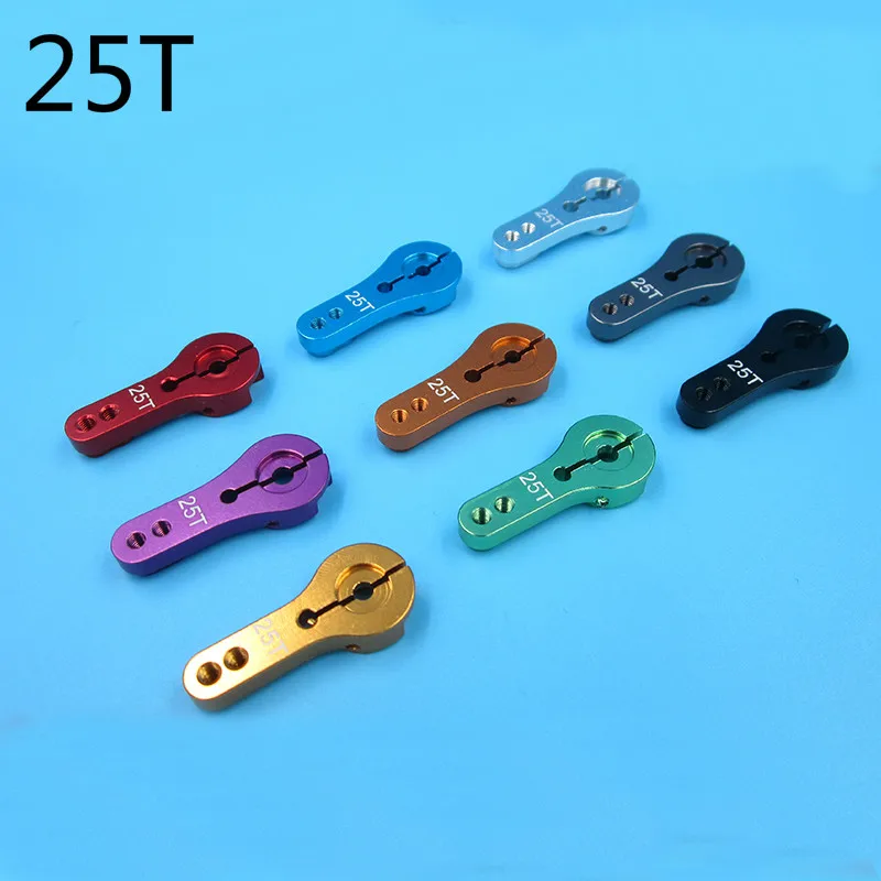 

4 шт., алюминиевые рулевые полуручки 25T, отверстие 25 мм для рулевого управления 995/946R/996R/945/S3003, запасные части для сервопривода