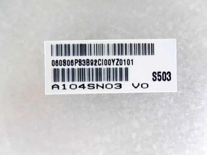 Бесплатная доставка оригинальный 10 4-дюймовый ЖК-экран A104SN03 V.0 V-1 новое