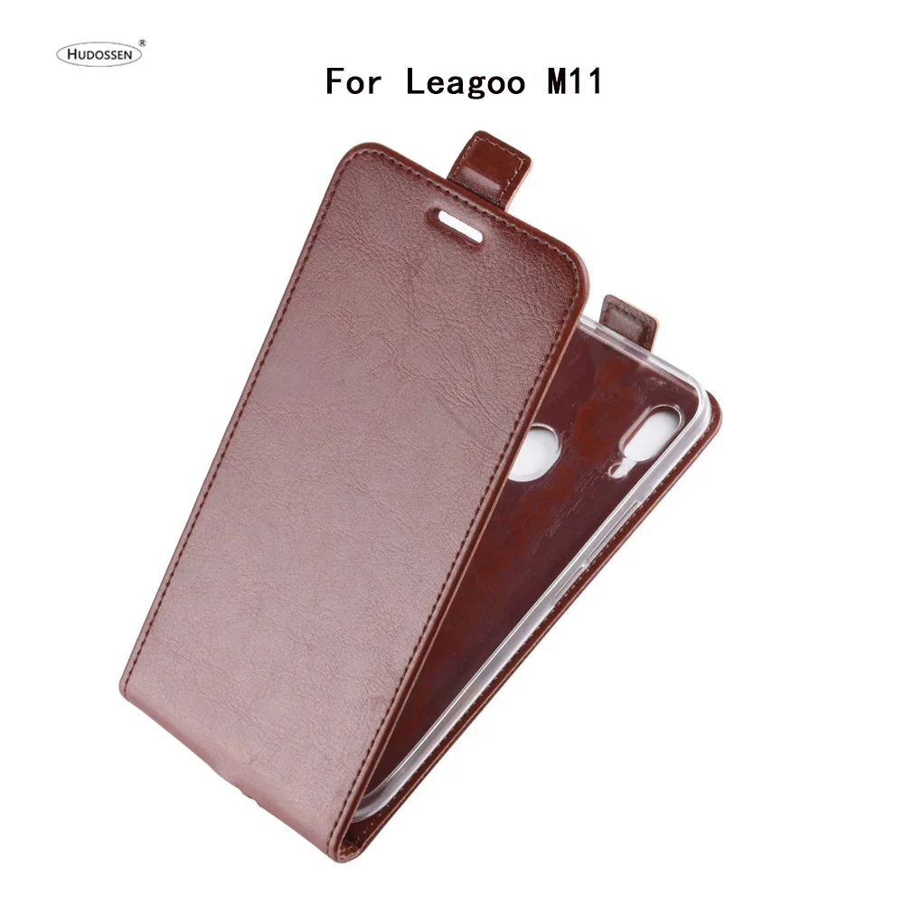 HUDOSSEN для Leagoo M11 M 11 роскошный флип чехол Обложка на заднюю панель из искусственной