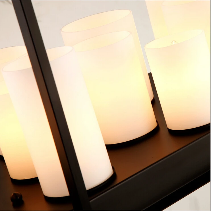 vintage Kevin Reilly Altar France Country Style Candle led Pendant Light iron glass creative novel dining room Lamp 1974 | Лампы и