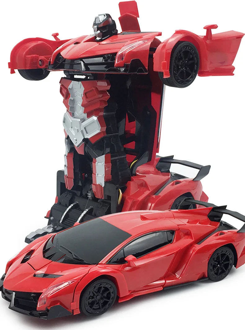 RC автомобиль трансформации роботы дистанционного управления деформационный автомобиль электрический перезаряжаемый спортивный автомобиль ручное Взаимодействие игрушки для детей