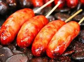 

electric Lava rock sausage grill machine