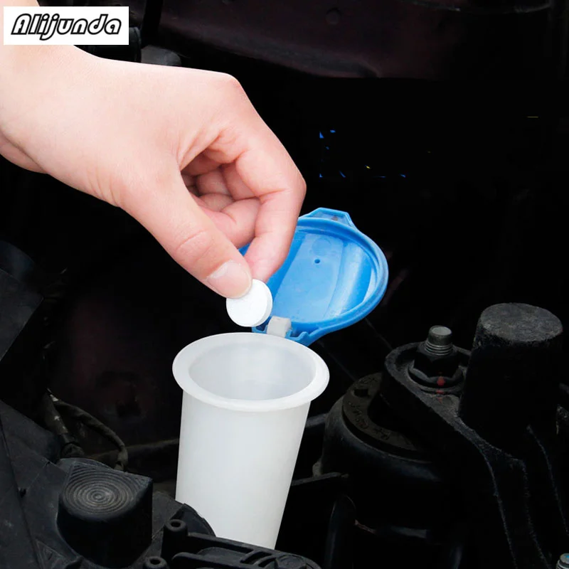 

6 pcs. New car windshield cleaner safe compact soda tablet for Mercedes-Benz all class A B C E S G M ML CL CLK CLS GL GLK R SL