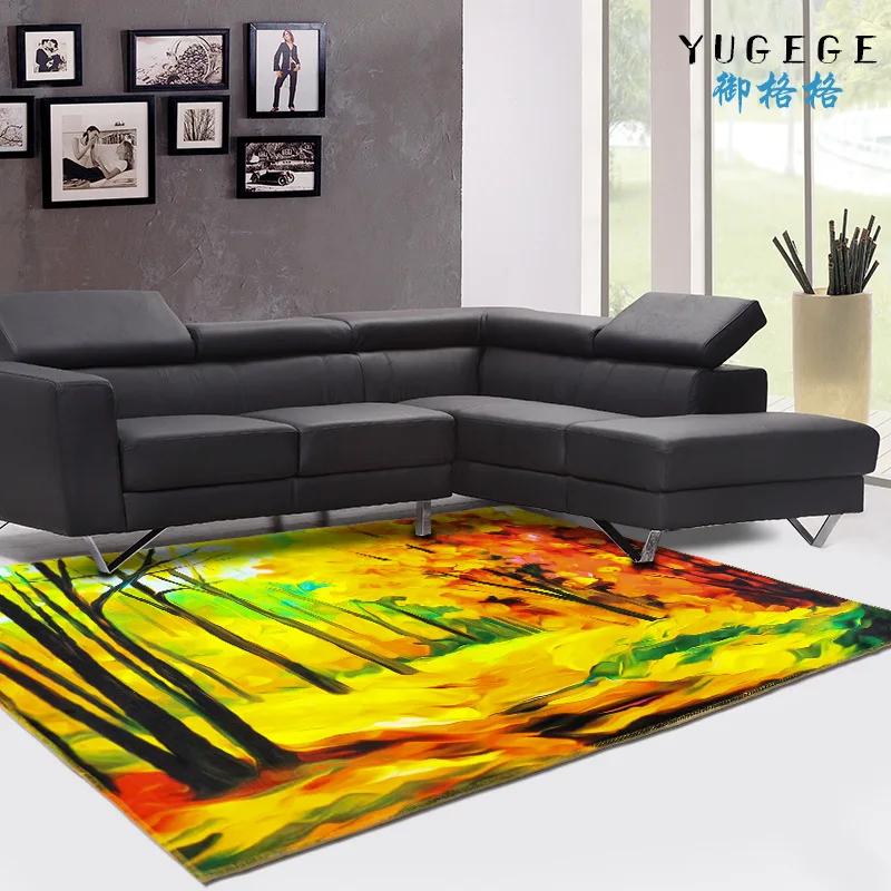 color6 3D мультяшный ковер с морским пейзажем акулы, нескользящий коврик, ковер для гостиной, спальни, детская комната, украшение, сказочные ковры - Цвет: color6